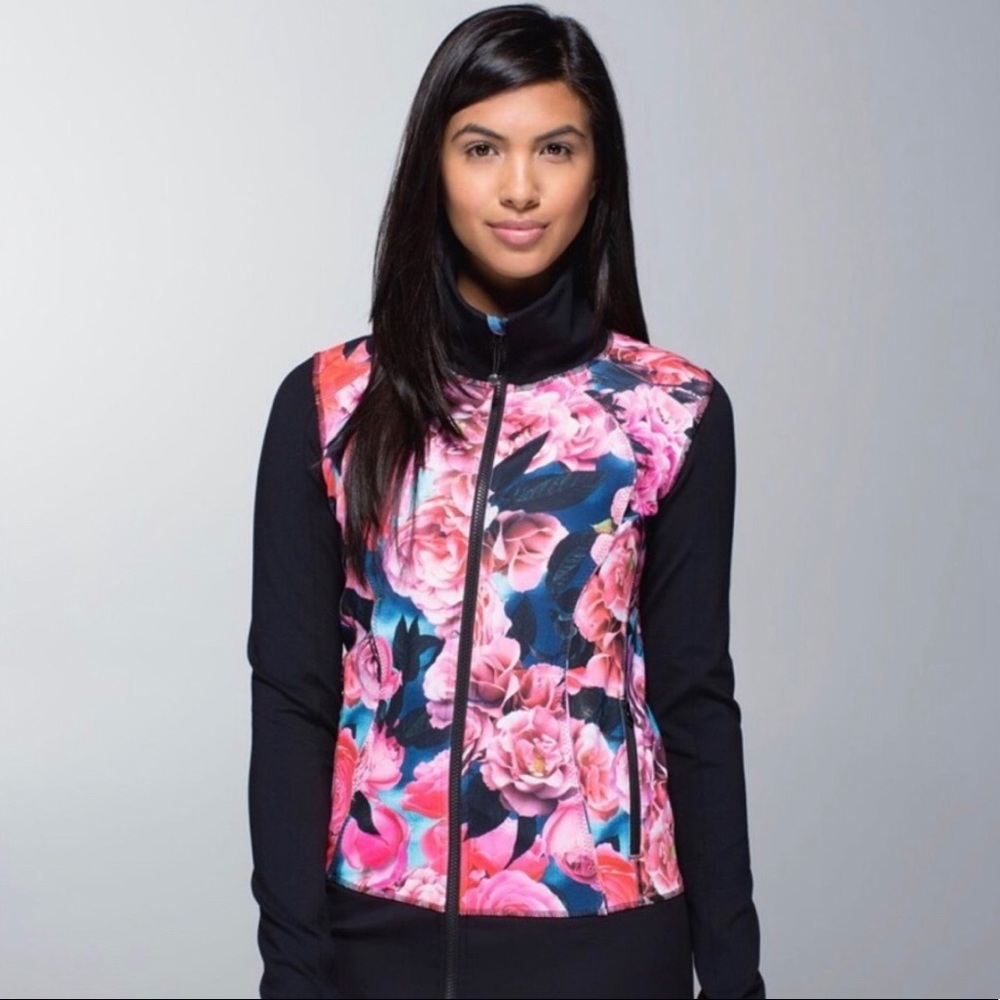 Lululemon Asana Jacket Secret Garden (RARE)